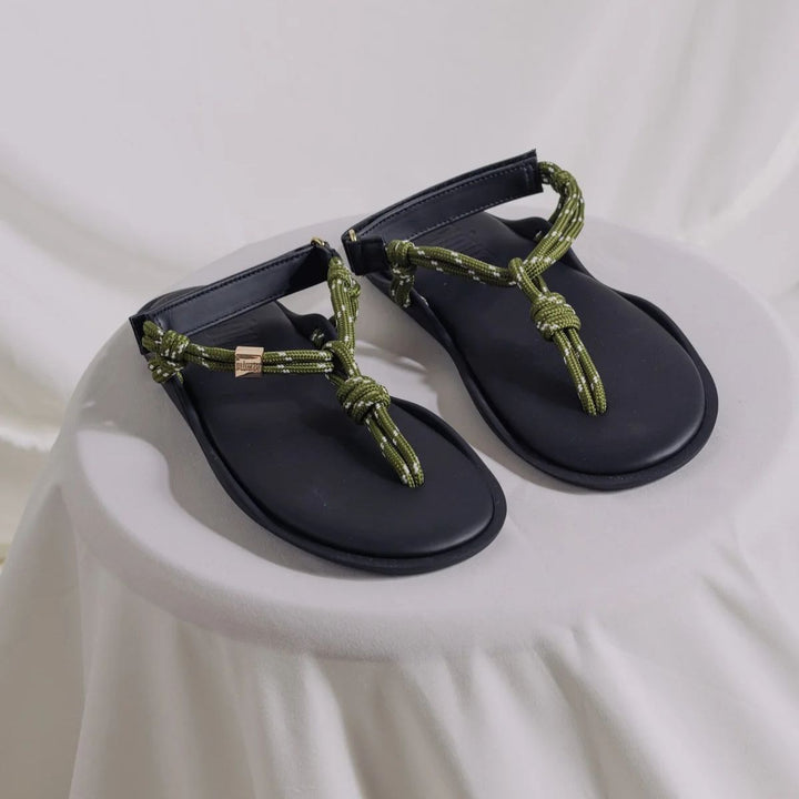 Flòwze FLÒ Ropes Sandal Military Green W