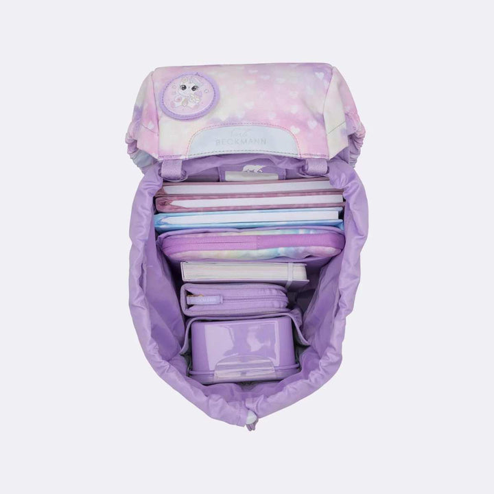 Beckmann Skolesekk Classic 22L Unicorn Princess Purple