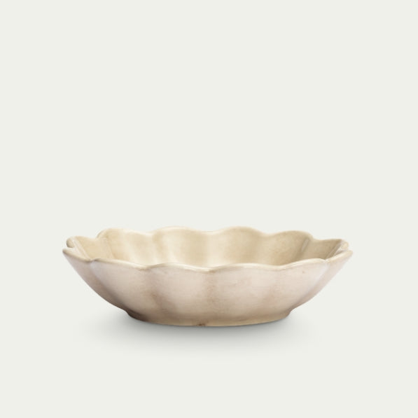 Mateus Oyster Bowl Sand 18x16cm