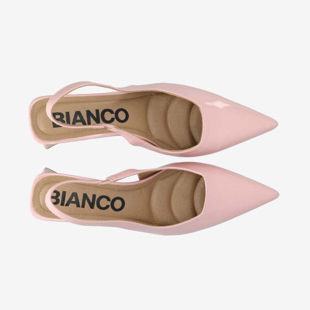Bianco Biamaralyn Slingback Patent Dusty Pink W
