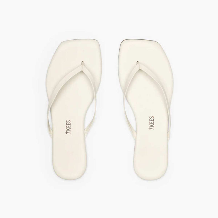 TKEES Square Toe Lily Cream