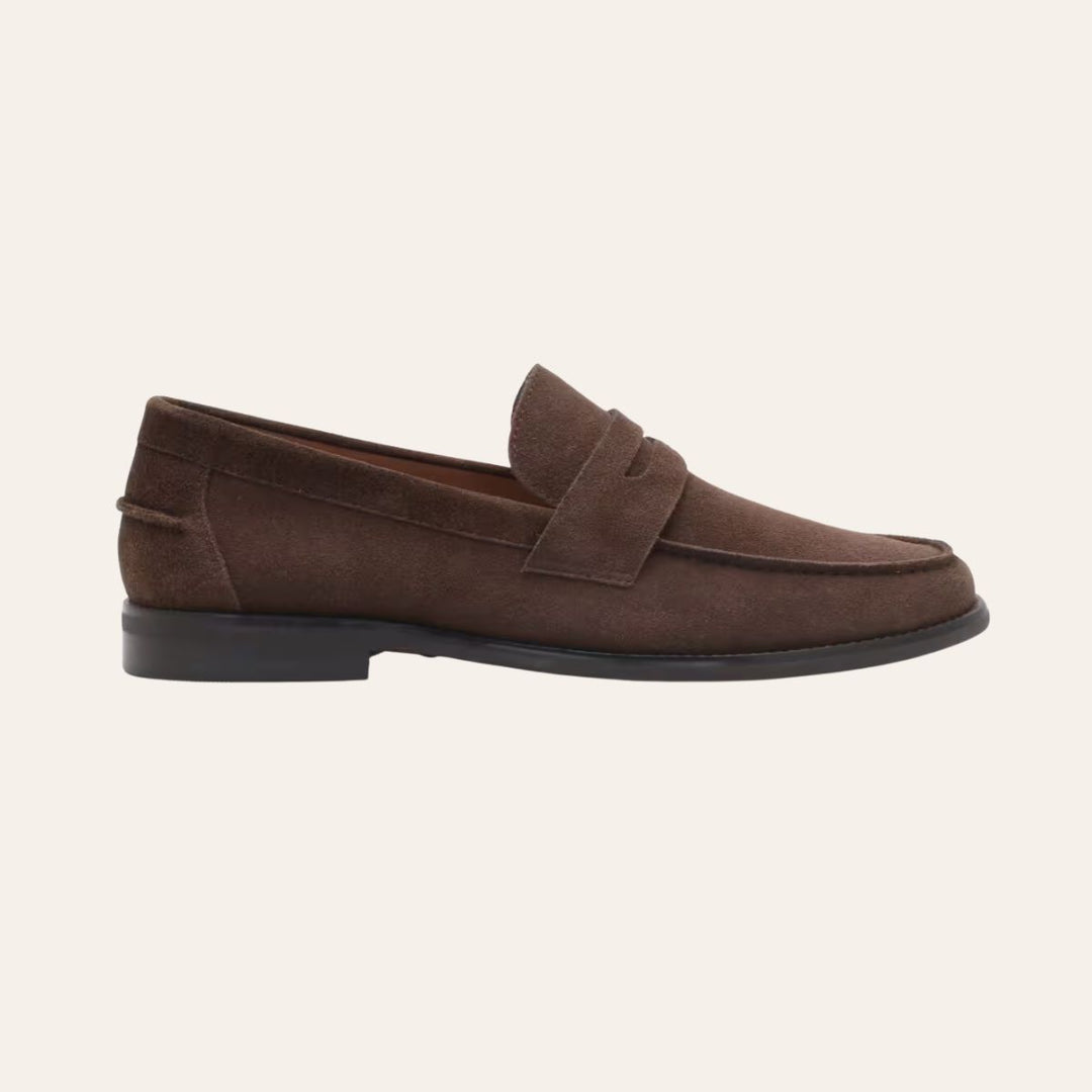 Gregers Trago Suede Dark Brown M