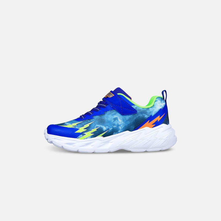 Skechers Blinkesko Light Storm Blue/Lime JR