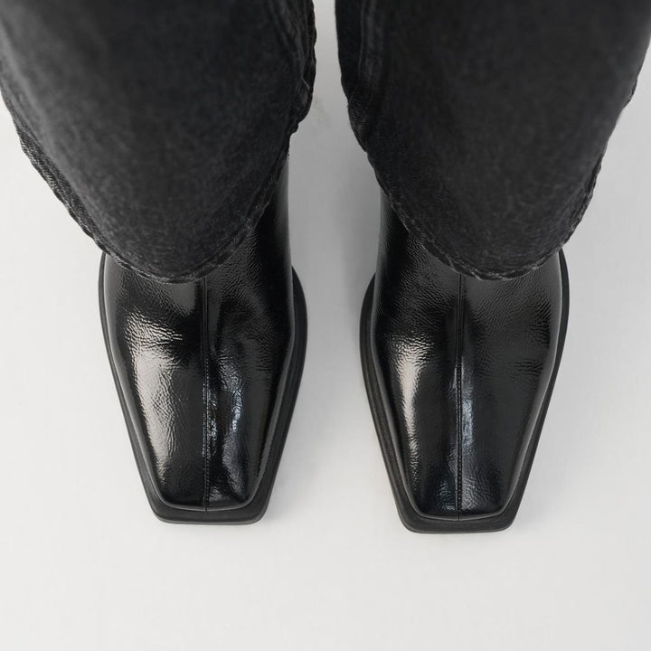 Vagabond Hedda Støvlett Lakk Black W