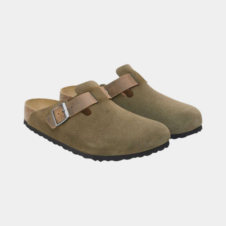 Birkenstock Boston Mixed Leather Thyme M