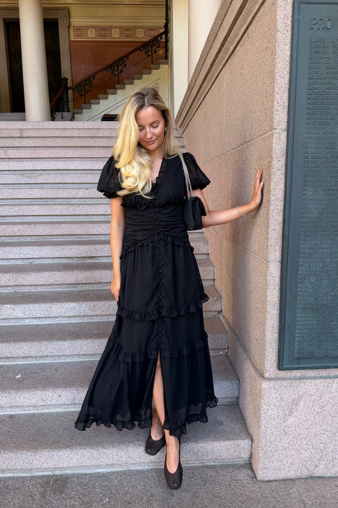 BYIC ArielIC Long Dress Black