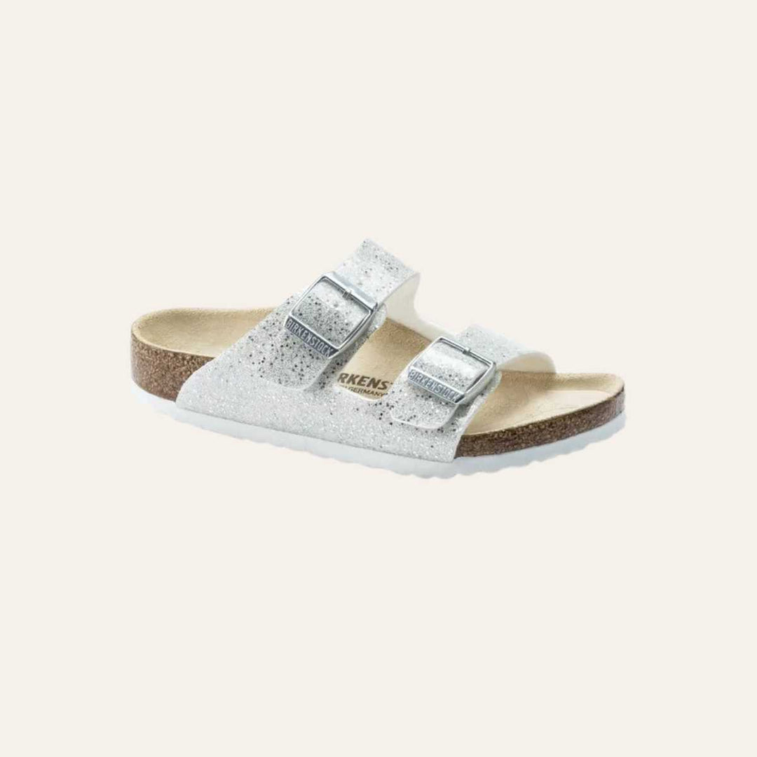 Birkenstock Arizona Kids Cosmic Sparkle White