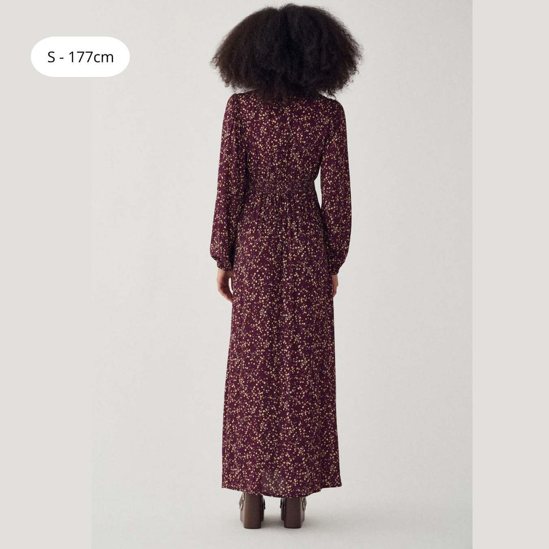 Noella Lilith Maxi Dress Donata Winetasting Print W