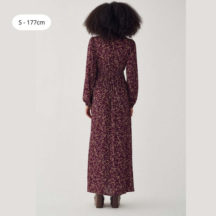 Noella Lilith Maxi Dress Donata Winetasting Print W