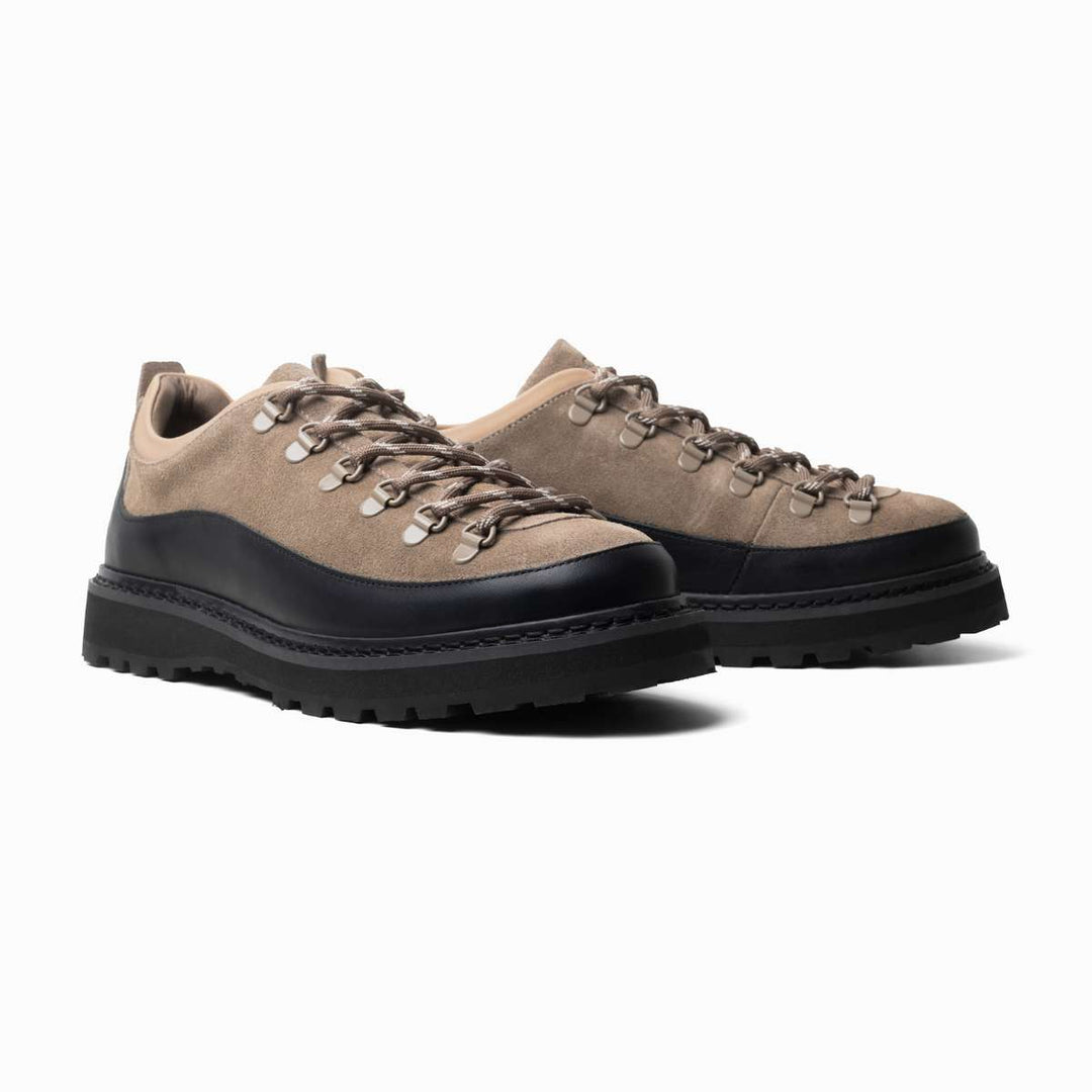 MONO Allo Cap Leather/Suede Taupe Black M