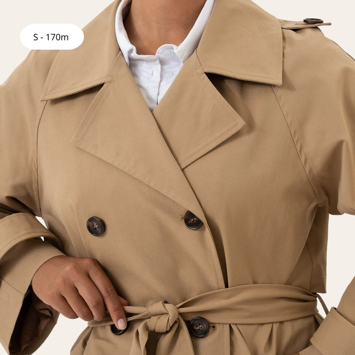 BYIC EvieIC Trenchcoat Camel