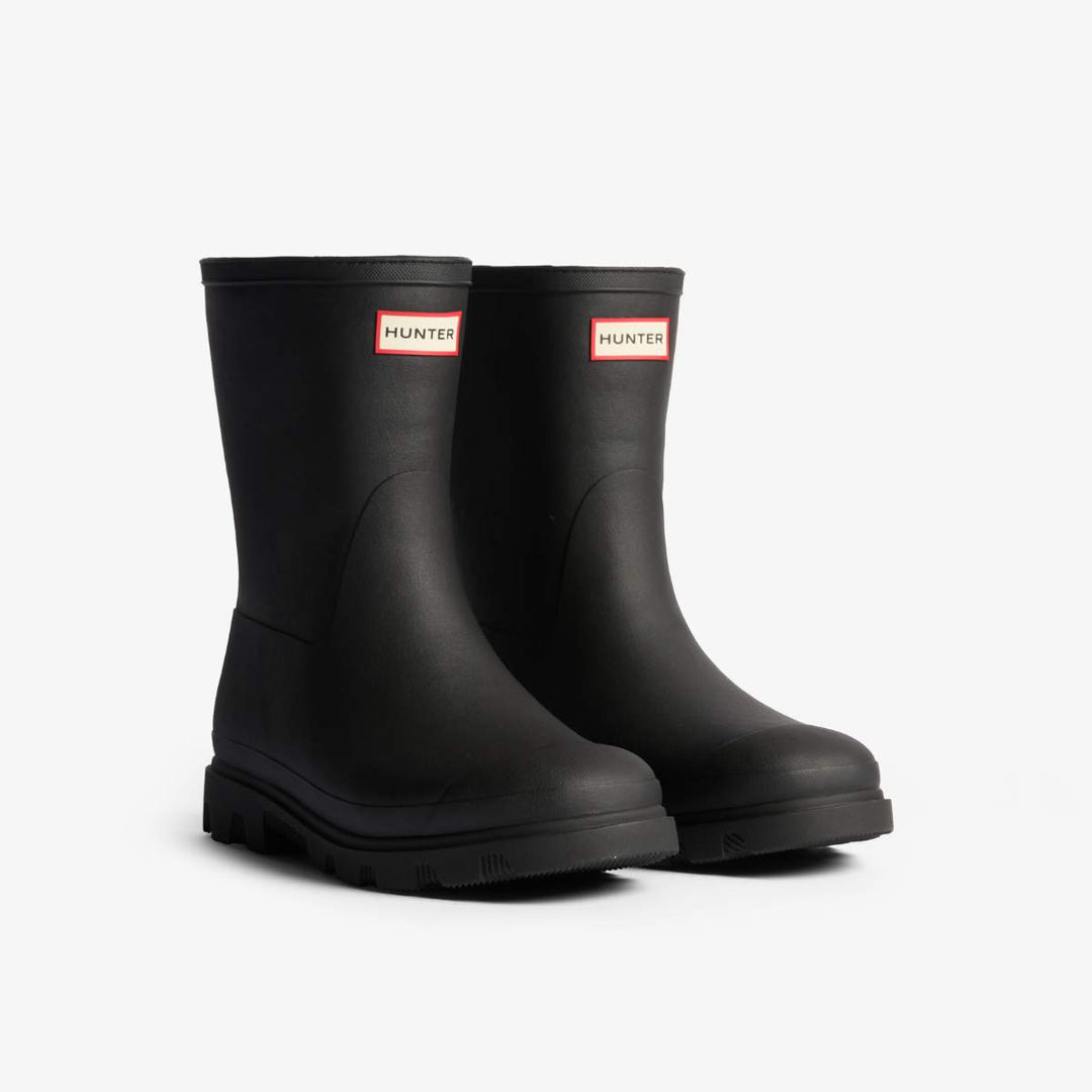 Hunter Downpour Short Insulated Boot Black