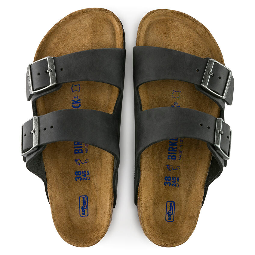 Birkenstock Arizona SFB Nubuck Svart W