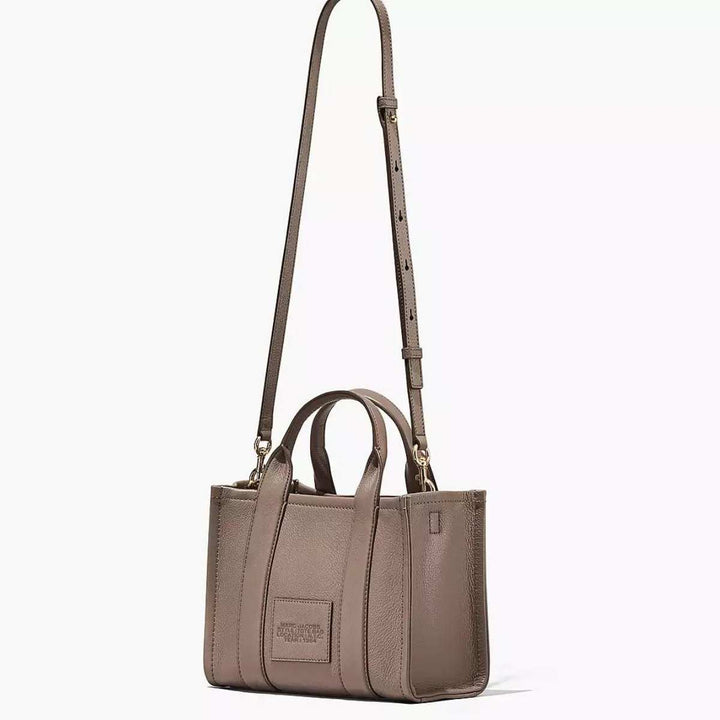 Marc Jacobs The Leather Small Tote Bag Cement
