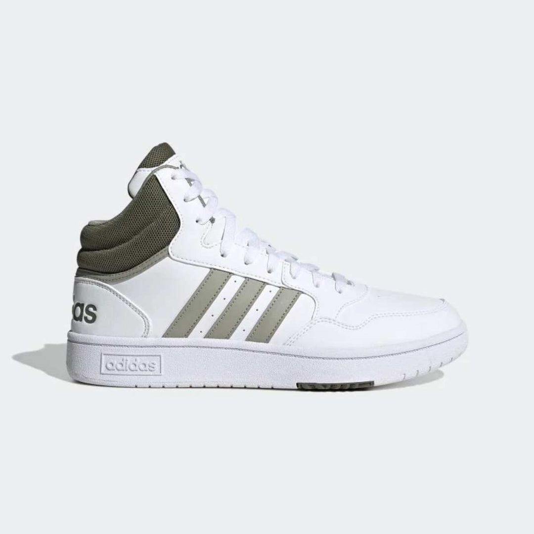 Adidas Hoops 3.0 Mid White/Olive M