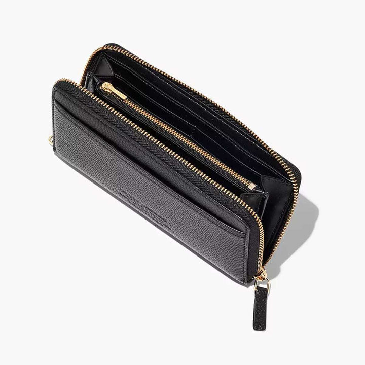 Marc Jacobs The Continental Lommebok Black