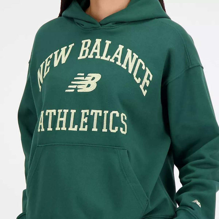 New Balance Athletics Hoodie Grønn
