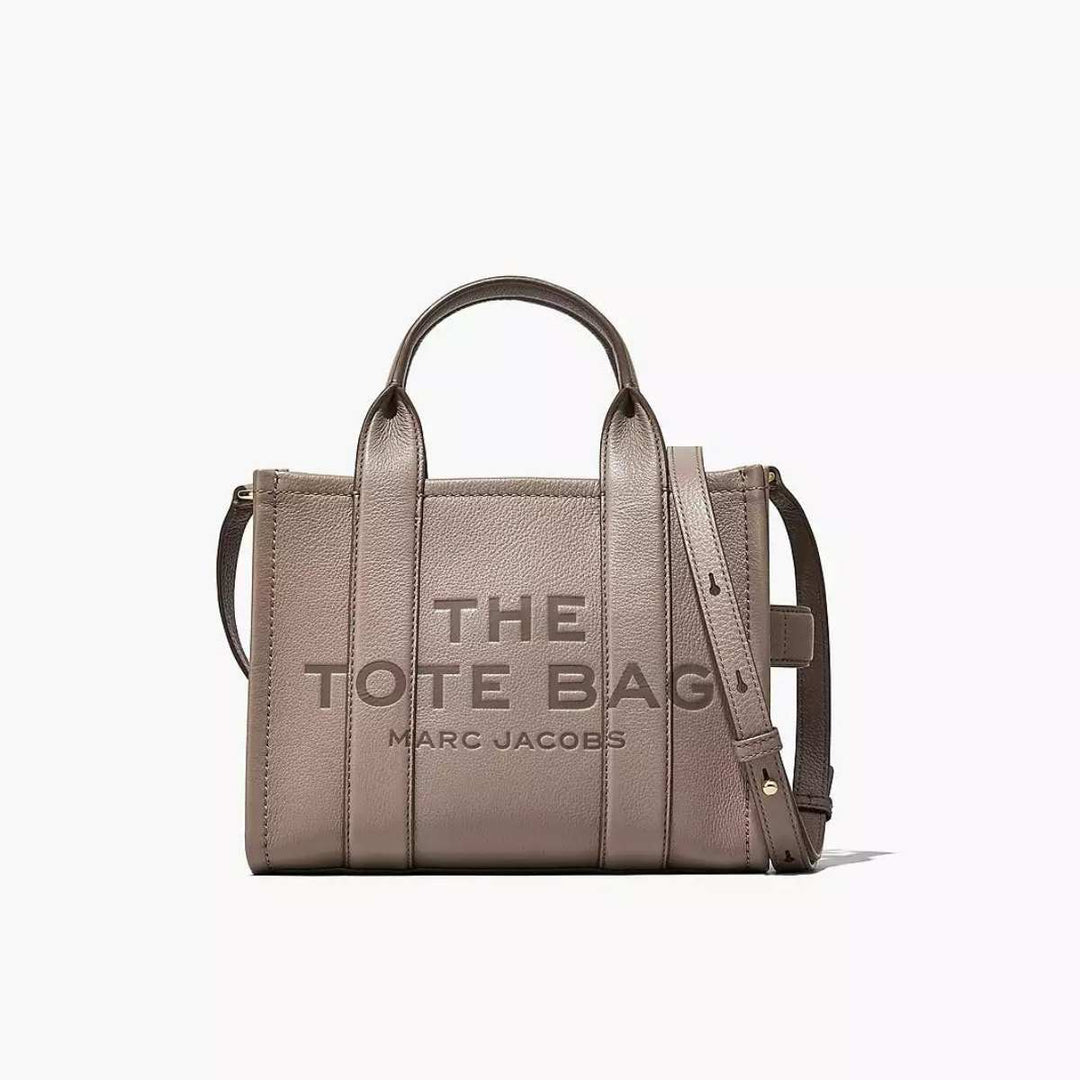 Marc Jacobs The Leather Small Tote Bag Cement
