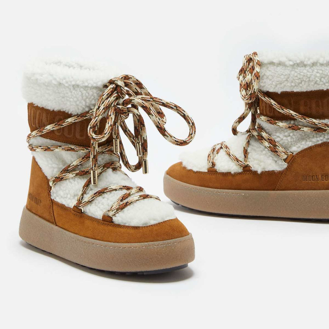 Moon Boot Ltrack Shearling Whisky/Off White W