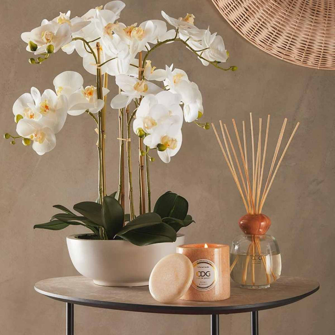 EDG Orchidea m/vase H64 Hvit