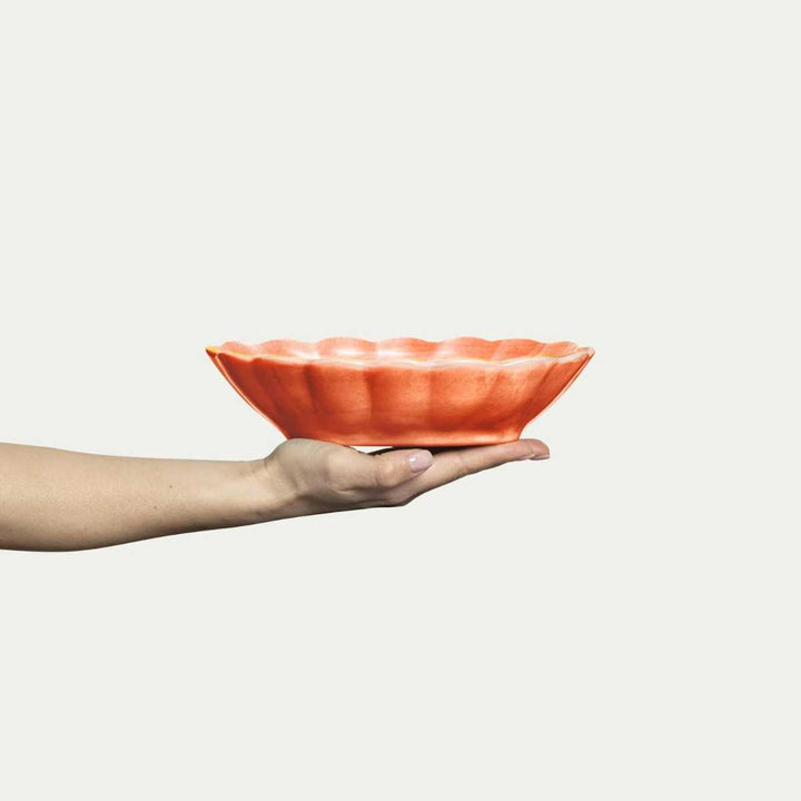 Mateus Oyster bowl 23*18cm Orange